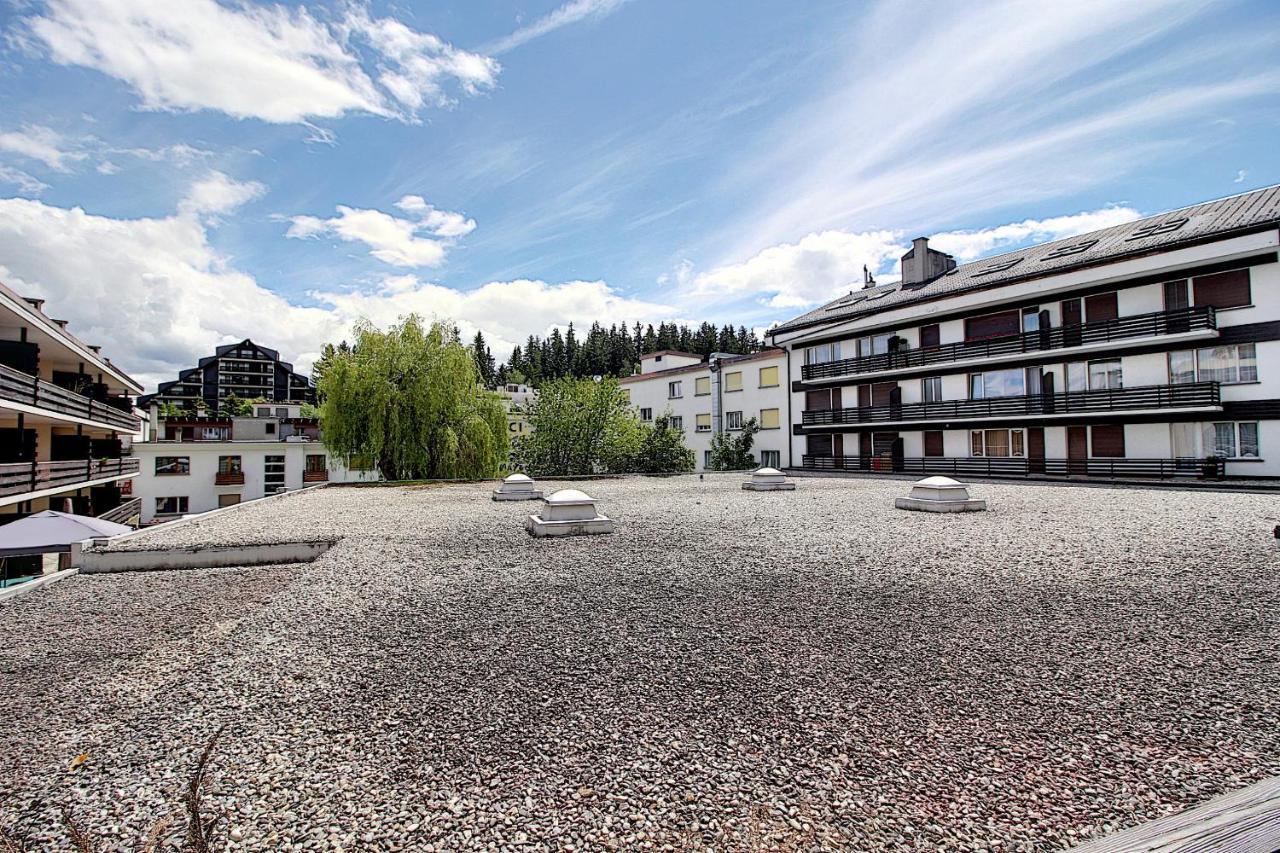 Plein Coeur De Montana Avec Parking Au Pied Du Ski-Lift! Apartment Crans-Montana Exterior photo